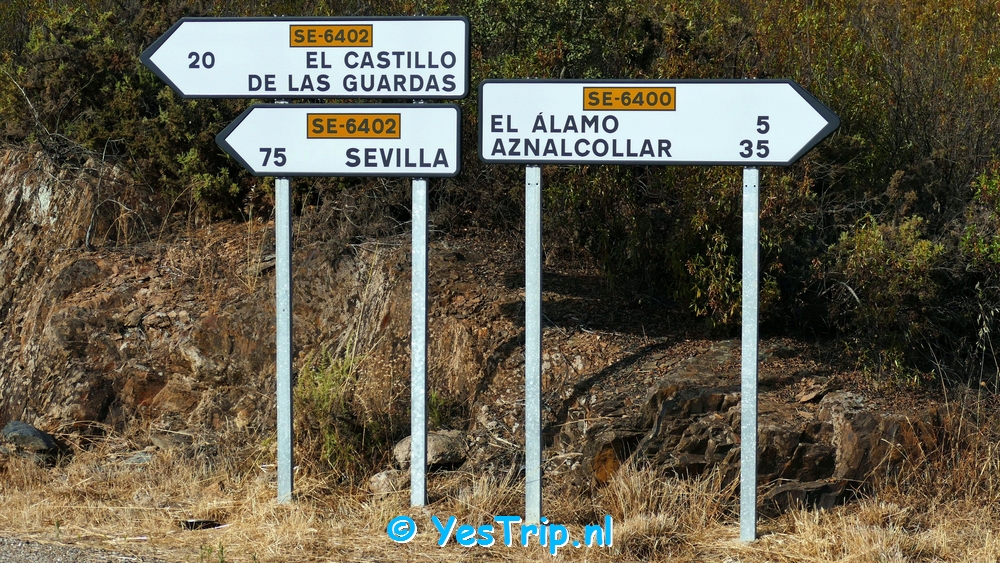 xxx Zalamea la Real to El Alamo, Spain xxx